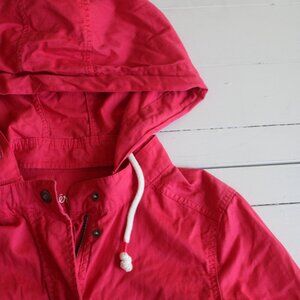 Aeropostale Red Lightweight Zip Up Jacket
